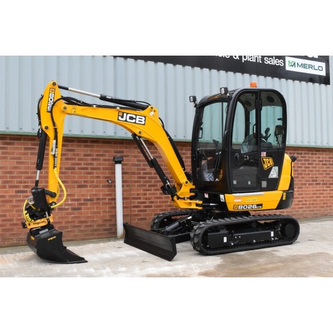 JCB 8026CTS With Engcon Rototilt, Mini Digger.
